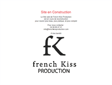 Tablet Screenshot of frenchkissproduction.com